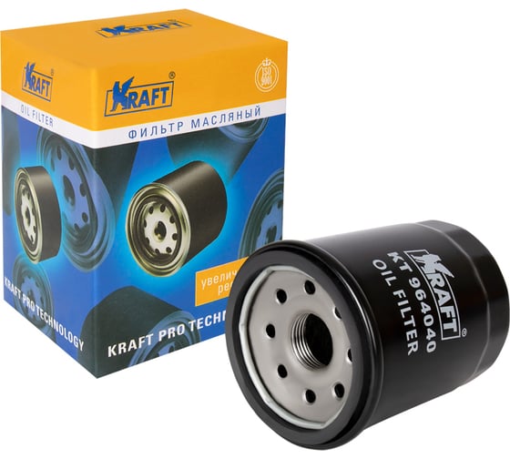 Фильтр масляный Honda Accord 03-, Civic 01-05/Mitsubishi Lancer 91- KRAFT KT 964040