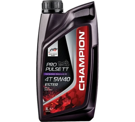Масло синтетическое TT 4T PROPULSE ESTER (1 л; 5W40) для мотоциклов Champion 8234149