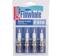Свеча зажигания CHEVROLET/DAEWOO/GREAT WALL/HONDA/KIA/LADA/MAZDA/MITSUBISHI/SUBARU/SUZUKI 4 шт FINWHALE F516