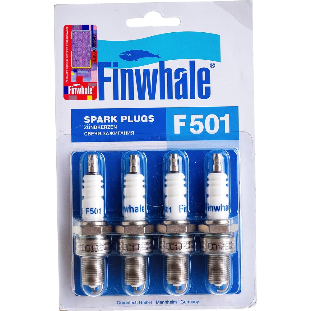 Свеча зажигания FINWHALE F501