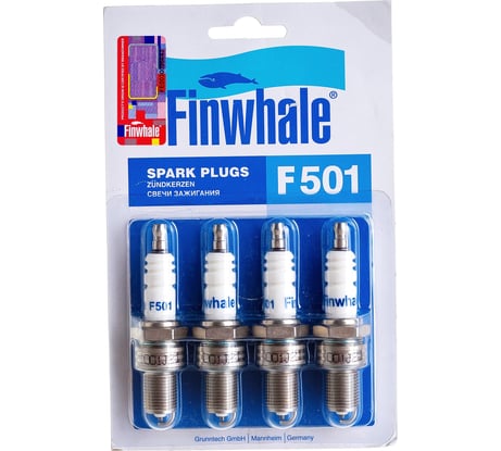 Свеча зажигания 4 шт LADA 2101-07/ОДА 1.6/ZAZ Tavria FINWHALE F501