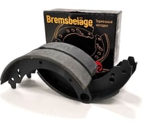 Колодки тормозные ГАЗ 24/2410/3110 задние 4 шт (2 длинные/2 короткие) ZOMMER 24350209091