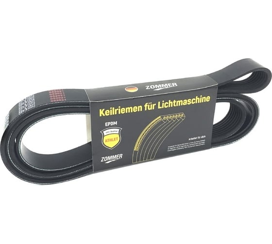 Ремень генератора ATHLET 2495 8PK EPDM ГАЗ 3302 Газель Бизнес Cummins Isf 2.8 с кондиционером ZOMMER 8PK2495A