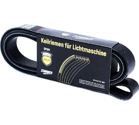 Ремень генератора ATHLET 2166 8РК EPDM ГАЗ 3302 двигатель Cummins Е-4 ZOMMER 8PK2166A
