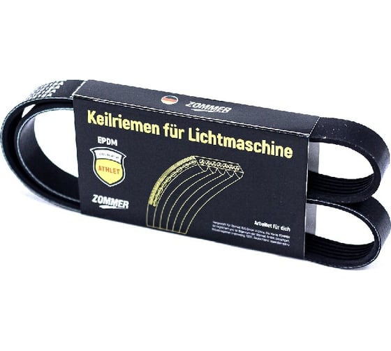 Ремень генератора ATHLET 1018 6РК EPDM для ВАЗ 1117-19 Калина с кондиционером ZOMMER 6PK1018A