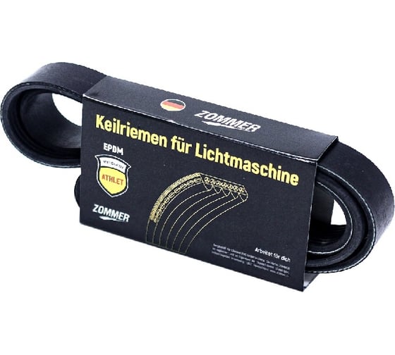 Ремень ATHLET 1365 8РК EPDM для а/м с двигателем Cummins ZOMMER 8PK1365A