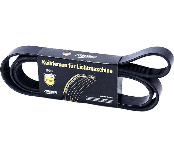 Ремень генератора ATHLET 1750 6РК EPDM для а/м с двигателем Cummins EQB 140-20/C220-20/ISLe290-41/ISL300-30 ZOMMER 6PK1750A