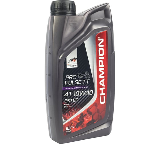 Масло синтетическое 4T PROPULSE ESTER TT (1 л; 10W40) для мотоциклов Champion 8234347 1