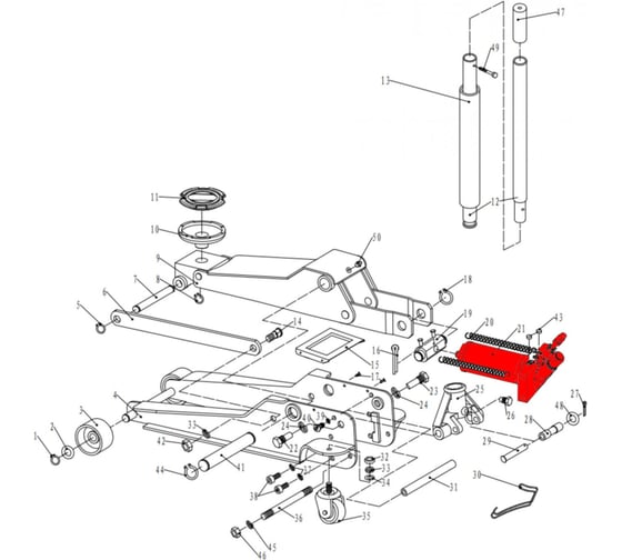 Гидравлика V-3.5 в сборе поз. 14 Power Unit Rossvik V35P14