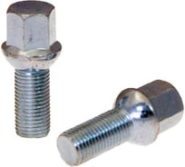 Болт 20 шт, M14x1.50 мм, H27 мм, Ключ 17 мм, Сфера, Цинк NORM 084105