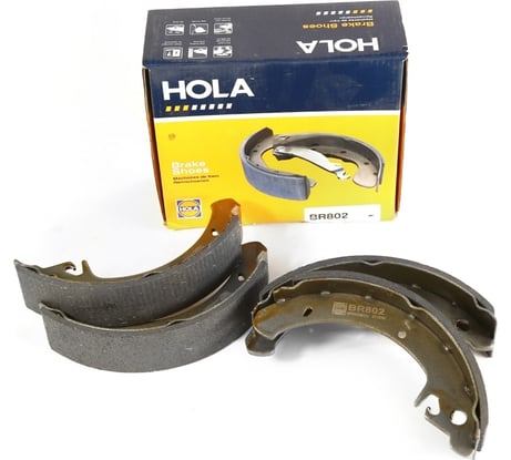 Колодка тормозная задняя 4 шт. для ВАЗ 2108-15, 1118, 2170, 2190 HOLA BR802