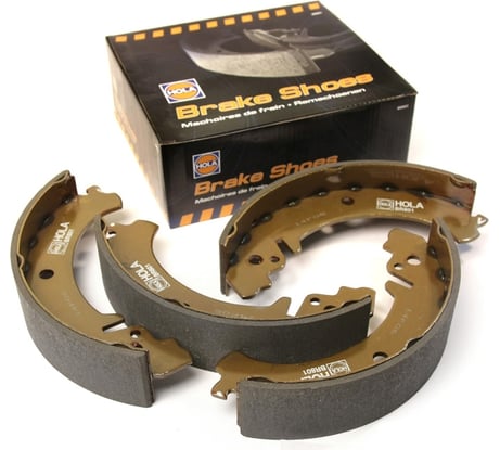 Колодка тормозная задняя 4 шт. для ВАЗ 2101-07, 2121, 2123 HOLA BR801