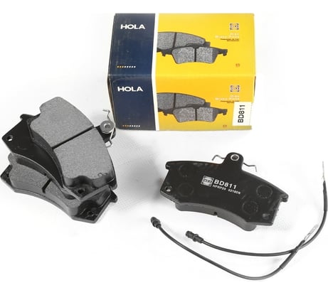Колодка тормозная передняя 4 шт. для ВАЗ 2110-12 HOLA BD811