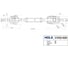 Привод передних колес правый для ВАЗ 1118 HOLA CV52-020 3