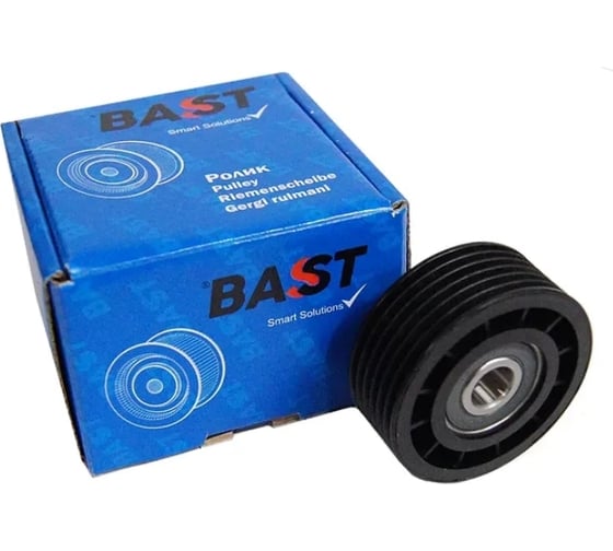 Натяжной ролик BASTCLUTCH для УАЗ 3163 дв.409, ручейковый BC-410R 1