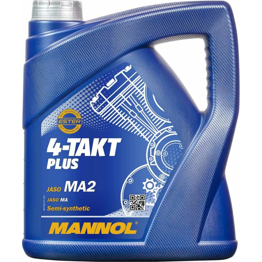 Масло моторное полусинтетическое 4-TAKT PLUS 10W40 4 л для мотоциклов  10W-40 MANNOL 1425 - выгодная цена, отзывы, характеристики, фото - купить в  Москве и РФ