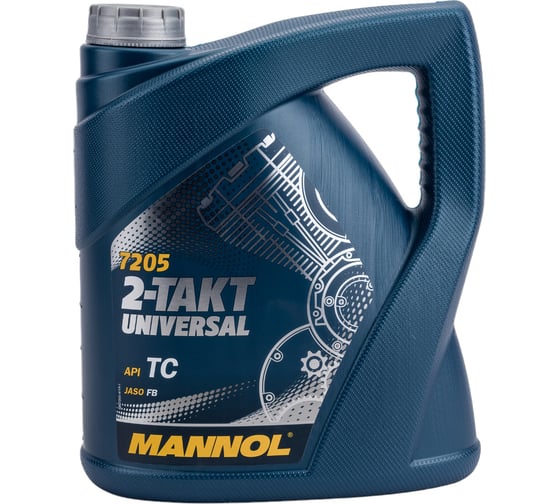 Масло моторное минеральное для 2Т двигателей 2-TAKT UNIVERSAL 4 л MANNOL 1427