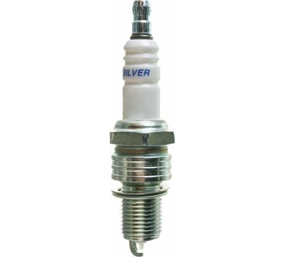 Свеча зажигания SILVER LPG 1465 для ГАЗ зазор 0,9 мм, 1 шт. BRISK LR17YS-9-N