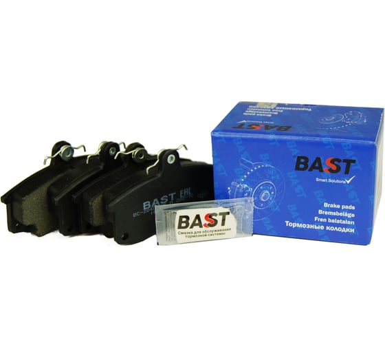 Колодка тормозная передняя для а/м ВАЗ 2110-12, 4 шт BASTCLUTCH BC-204C 1