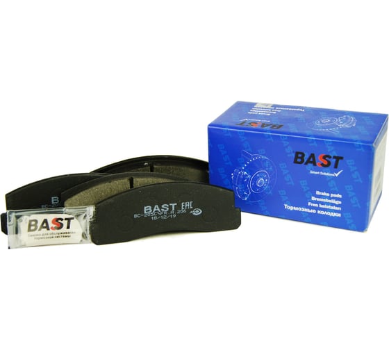 Колодка тормозная передняя для а/м ВАЗ 2121, 4 шт BASTCLUTCH BC-205C 1