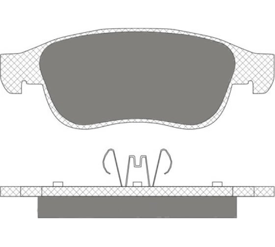 Тормозные колодки 4 шт SCT SP737