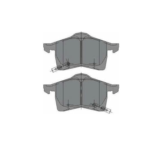 Тормозные колодки 4 шт  SCT SP243 1