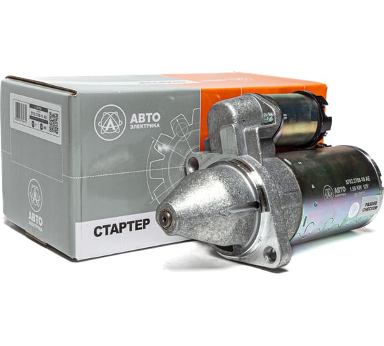 Стартер ВАЗ-2115/-1118 12В/1/55 кВт z=11 усиленная коробка АВТОЭЛЕКТРИКА 5702.3708-10 02.1451 1