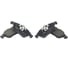 Колодки тормозные передние для Renault Duster 1.5-2.0, Megane II, Scenic III FENOX bp43256 1