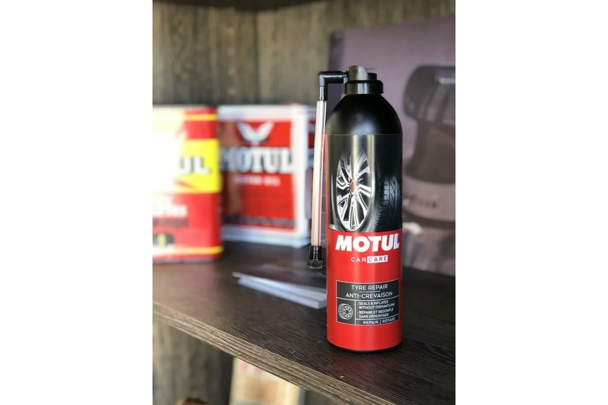 Средство для ремонта и подкачки шин Tyre Repair 0.5 л MOTUL 110142 ...