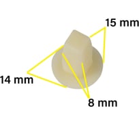 Автокрепеж Acura/Honda Lexus/Toyota 10 шт 90674S0000, 906726718110M1, 9018904013 КрепАвто 0447