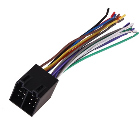 Разъемы для автомагнитол REXANT Евро ISO сдвоенный штекер акустика с питанием, 10 шт. 16-0503