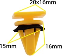 Автокрепеж для Hyundai/Kia 10 шт 877564A000 КрепАвто 1804