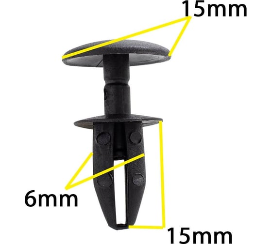 Автокрепеж для Chevrolet/Chrysler/Daewoo/Ford/GM/Opel 10 шт 21047094 КрепАвто 0242 1