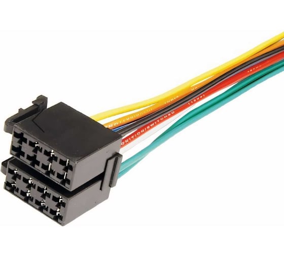 Разъем для автомагнитолы REXANT Евро ISO, гнездо сдвоенное 06-0126-C