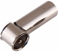 Переходник автоантенны REXANT штекер Европа-Азия угловой, 50 шт. 16-0433