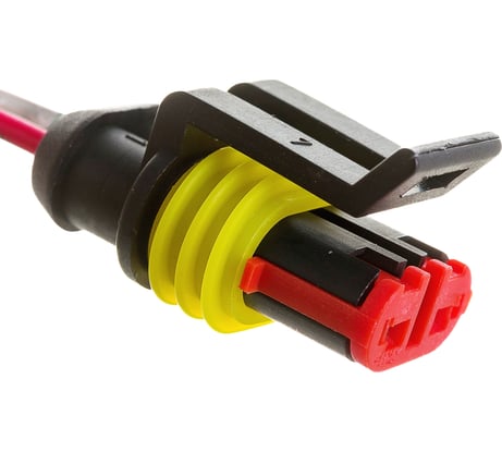 Автомобильный разъем REXANT DJ7021-1.5-21 гнездо с проводом 20 см, 10 шт. 16-0312-9