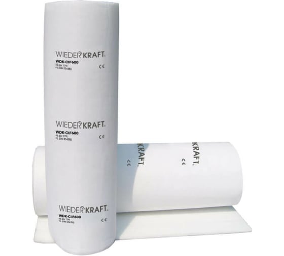 Потолочный фильтр WDK-CIF600 1.5х20 м, 22 мм WIEDERKRAFT WDK-CIF600(1,5м*20м*22мм)