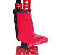 Защитный чехол на механизм реечного домкрата ПВХ, красный, липучка Tplus T004964