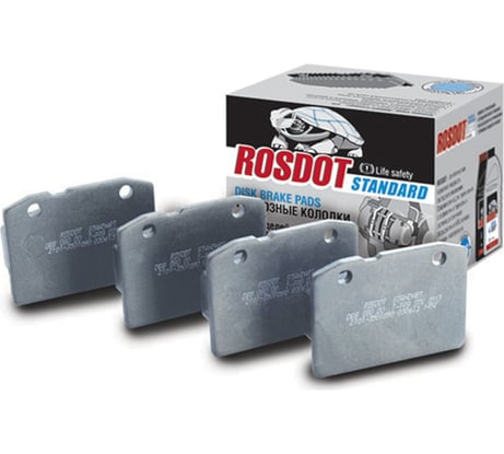 Колодка тормозная передняя для ВАЗ 2101-07 СТАНДАРТ ROSDOT 411009016