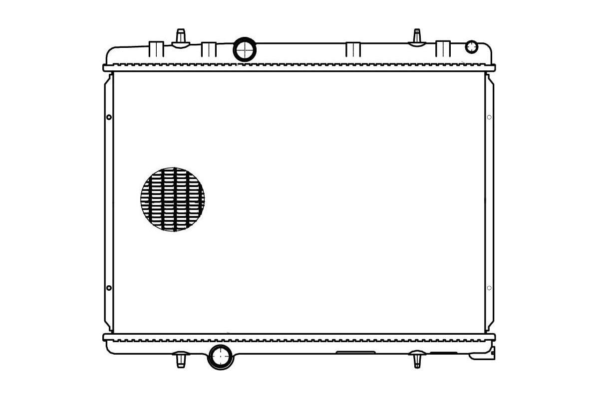 Радиатор охлаждения для автомобилей Peugeot 308/407 Citroen C4 LUZAR LRc  20W2 - выгодная цена, отзывы, характеристики, фото - купить в Москве и РФ