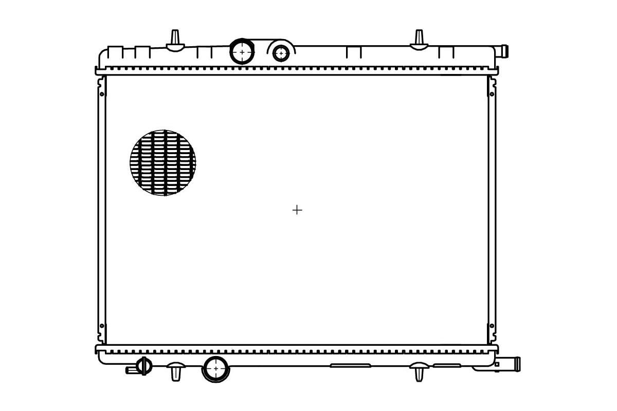 Купить Радиатор Охлаждения Пежо 206