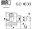 ШРУС внутренний левый для автомобилей Focus II 1.6Ti/1.8i MT TRIALLI GO 1003 2