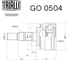 ШРУС наружный для автомобилей Chevrolet Cruze MT/AT TRIALLI GO 0504 3