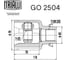 ШРУС внутренний правый для автомобилей Mazda 3 1.6i AT TRIALLI GO 2504 2