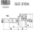 ШРУС наружный для автомобилей Opel Astra 1.4i/1.6i TRIALLI GO 2106 2