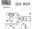 ШРУС внутренний левый для автомобилей X-Trail T30 AT TRIALLI GO 1429 3