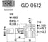 ШРУС наружный для автомобилей Aveo T300 1.6i AT TRIALLI GO 0512 3