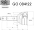 ШРУС наружный для автомобилей Hyundai Accent /Lantra 1.3i/1.5i MT ABS TRIALLI GO 084122 2