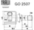 ШРУС внутренний левый для автомобилей Mazda 3 1.6i MT TRIALLI GO 2507 2