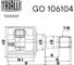 ШРУС внутренний левый для автомобилей Focus II /C-Max 1.6i AT/2.0i MT TRIALLI GO 106104 2
